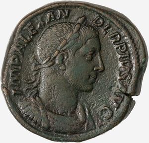 Impero Romano, ALESSANDRO SEVERO, 222-235 d.C. - Sesterzio databile al 231-235 d.C.