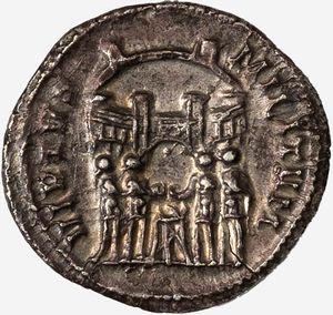 Impero Romano, MASSIMIANO ERCOLE, 286-310 d.C : Argenteo databile al 294 d.C.  - Asta Numismatica - Associazione Nazionale - Case d'Asta italiane