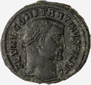 Impero Romano, COSTANTINO, 330-337 d.C. - Follis databile al 308-310 d.C.