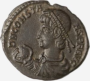 Impero Romano, COSTANTE, 337-350 d.C. - Maiorina databile al 348-350 d.C.
