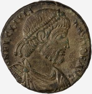Impero Romano, GIULIANO II, 361-363 d.C. - Doppia Maiorina databile al 360-363 d.C.