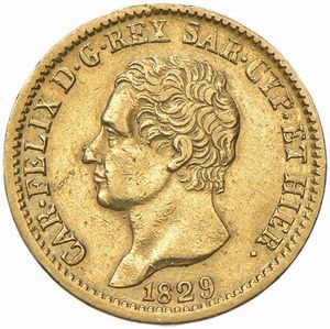 Regno di Sardegna, CARLO FELICE, 1821-1831 - 20 lire