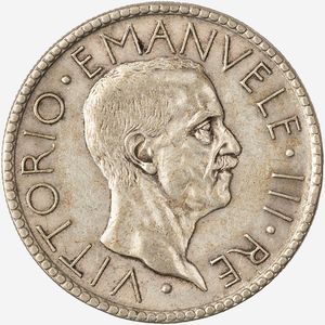 Regno d'Italia, VITTORIO EMANUELE III, 1900-1946 - 20 Lire Littore Anno VI