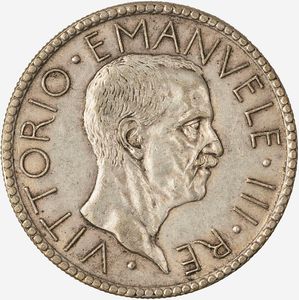 Regno d'Italia, VITTORIO EMANUELE III, 1900-1946 - 20 Lire Littore Anno VI