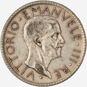 Regno d'Italia, VITTORIO EMANUELE III, 1900-1946 - 20 Lire Littore Anno VI
