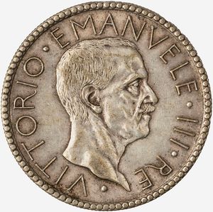 Regno d'Italia, VITTORIO EMANUELE III, 1900-1946 - 20 Lire Littore Anno VI