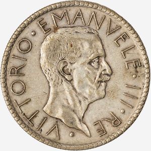 Regno d'Italia, VITTORIO EMANUELE III, 1900-1946 - 20 Lire Littore Anno VI