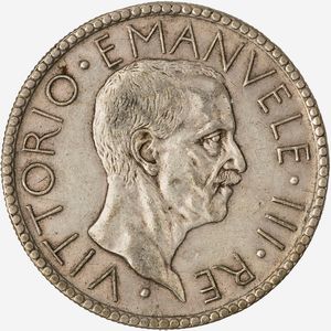 Regno d'Italia, VITTORIO EMANUELE III, 1900-1946 - 20 Lire Littore Anno VI