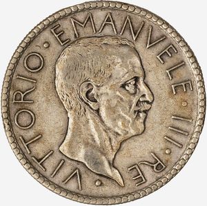 Regno d'Italia, VITTORIO EMANUELE III, 1900-1946 - 20 Lire Littore Anno VI
