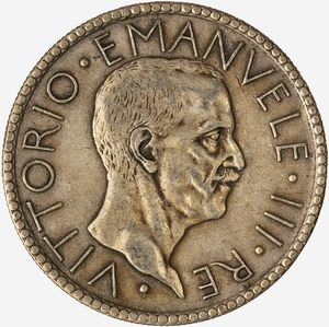 Regno d'Italia, VITTORIO EMANUELE III, 1900-1946 - 20 Lire Littore Anno VI