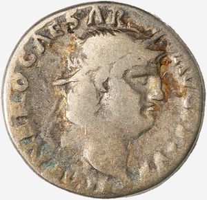 Impero Romano, NERONE, 54-68 d.C. - Denario databile al 66-67 d.C.