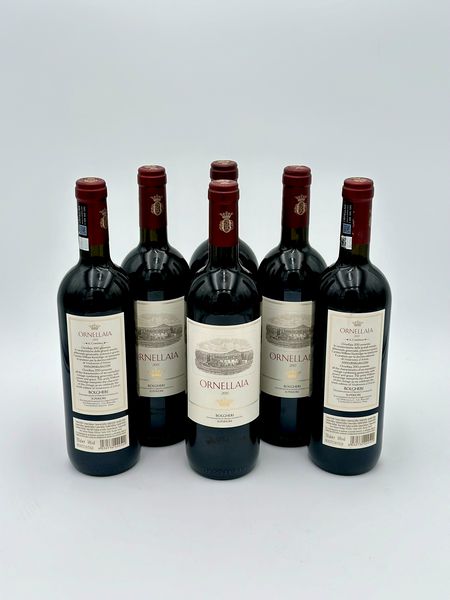 Tenuta dell'Ornellaia, Ornellaia  - Asta Vini e Spumanti: grand cru d'Italia e di Franci - Associazione Nazionale - Case d'Asta italiane