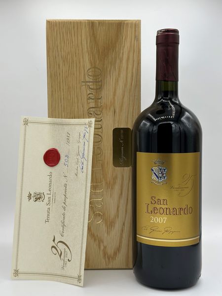 Guerrieri Gonzaga Tenuta San Leonardo, Terre di San Leonardo 25 Anniversario Vigneti delle Dolomiti  - Asta Vini e Spumanti: grand cru d'Italia e di Franci - Associazione Nazionale - Case d'Asta italiane