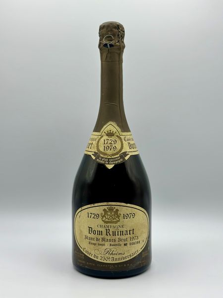 Dom Ruinart, Blanc de Blancs Brut 1973 centesimo anniversario 29-79  - Asta Vini e Spumanti: grand cru d'Italia e di Franci - Associazione Nazionale - Case d'Asta italiane