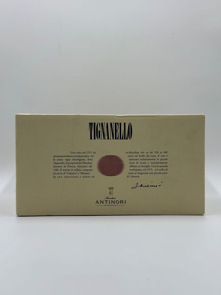 Marchesi Antinori, Tignanello  - Asta Vini e Spumanti: grand cru d'Italia e di Franci - Associazione Nazionale - Case d'Asta italiane