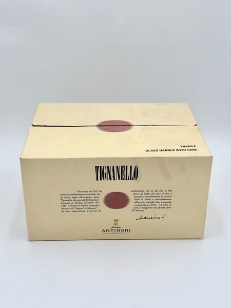 Marchesi Antinori, Tignanello  - Asta Vini e Spumanti: grand cru d'Italia e di Franci - Associazione Nazionale - Case d'Asta italiane