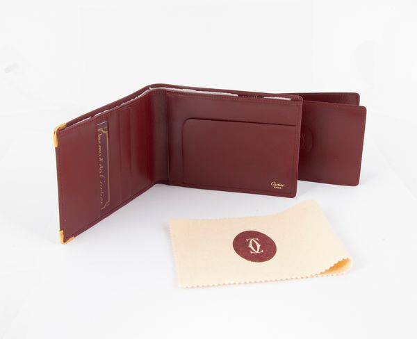 Cartier Must de - Portafoglio in cuoio Ref. 73184325  - Asta Penne e Accessori da Scrivania - Associazione Nazionale - Case d'Asta italiane