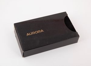 Aurora 88 - Penna stilografica in celluloide nera con particolari dorati  - Asta Penne e Accessori da Scrivania - Associazione Nazionale - Case d'Asta italiane