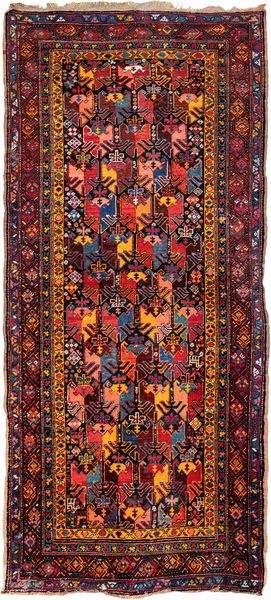 Tappeto orientale multicolor  - Asta Asta a Tempo - Tappeti Antichi e Rari - Associazione Nazionale - Case d'Asta italiane