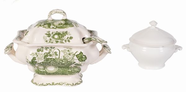 Due zuppiere  - Asta PARADE IV - L'Arte della Tavola - Associazione Nazionale - Case d'Asta italiane