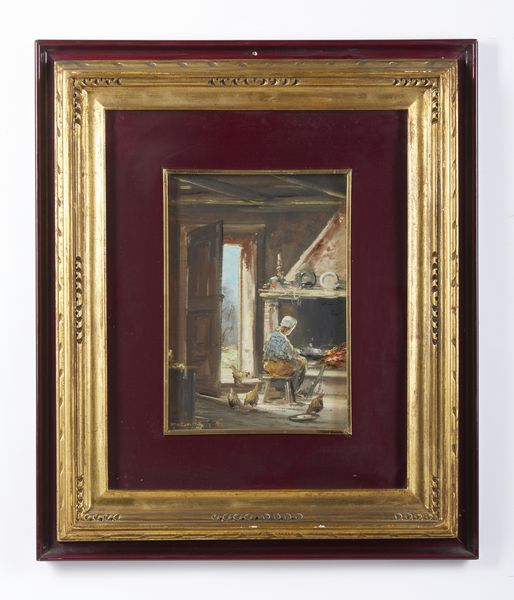 FATTORI MARIO (n. 1930) : SENZA TITOLO ( INTERNO).  - Asta Asta 442 | ARTE MODERNA E CONTEMPORANEA Virtuale - Associazione Nazionale - Case d'Asta italiane