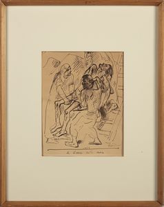 CARENA FELICE (1879 - 1966) - LA DISCESA DELLA CROCE, 1952