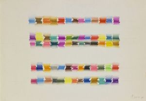 FINZI ENNIO (n. 1931) - SENZA TITOLO, 1971