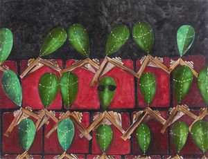 DURIEZ JEAN PIERRE (n. 1949) - HOMMAGE A GIORGIO DE CHIRICO, GUILLAUME APOLLINAIRE, 2011