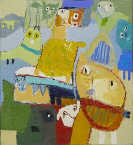 ASVERI GIANFRANCO (n. 1948) - STORIA DI CORTILE, 2003