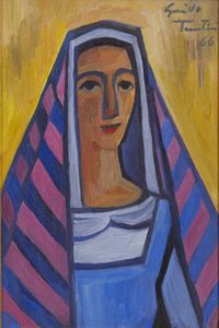 TRENTINI GUIDO (1889 - 1975) - SENZA TITOLO, 1966