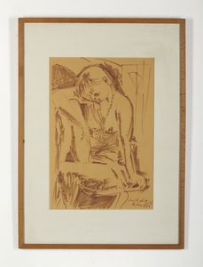 FAZZINI PERICLE (1913 - 1987) : NUDO DI MARRONE, 1959  - Asta Asta 442 | ARTE MODERNA E CONTEMPORANEA Virtuale - Associazione Nazionale - Case d'Asta italiane