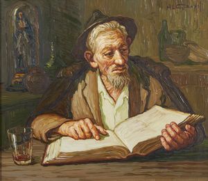 GRASSI ALFONSO (1918 - 2002) - LO STUDIOSO, 1969