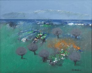 BACOSI MANLIO (1921 - 1998) - PAESAGGIO.