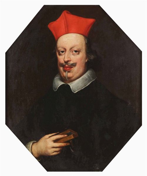 Sustermans Justus : Ritratto del cardinal Carlo de Medici  - Asta Dipinti Antichi - Associazione Nazionale - Case d'Asta italiane