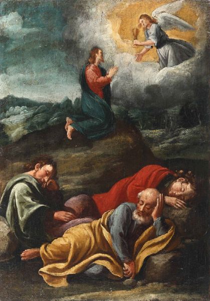 Preghiera nellorto del Getsemani  - Asta Dipinti Antichi - Associazione Nazionale - Case d'Asta italiane