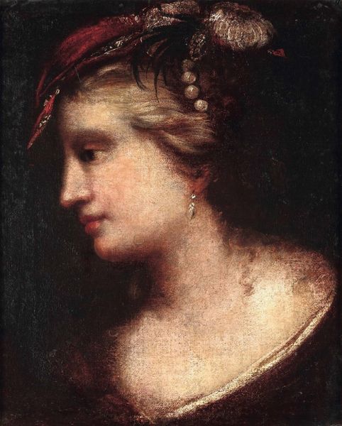 Dama con cappello  - Asta Dipinti Antichi - Associazione Nazionale - Case d'Asta italiane