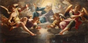 Lomi Aurelio - Padre Eterno fra gli angeli