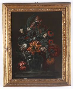 Natura morta con vaso di fiori  - Asta Dipinti Antichi - Associazione Nazionale - Case d'Asta italiane