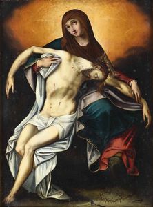 Pulzone Scipione : Cristo deposto  - Asta Dipinti Antichi - Associazione Nazionale - Case d'Asta italiane
