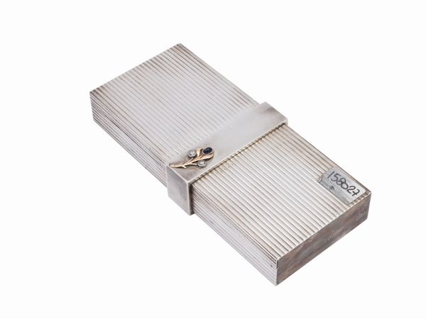 Trousse da borsetta in argento  - Asta L'arte di arredare - Associazione Nazionale - Case d'Asta italiane