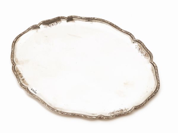 Vassoietto ovale in argento  - Asta L'arte di arredare - Associazione Nazionale - Case d'Asta italiane