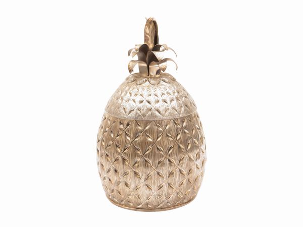 Ananas portaghiaccio in argento  - Asta L'arte di arredare - Associazione Nazionale - Case d'Asta italiane