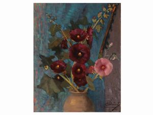 Alfredo Pieracci - Vasi di fiori (2) dipinti