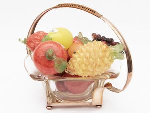 Assortimento di frutti in vetro soffiato policromo  - Asta L'arte di arredare - Associazione Nazionale - Case d'Asta italiane