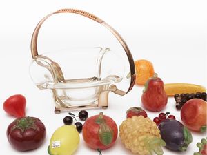 Assortimento di frutti in vetro soffiato policromo  - Asta L'arte di arredare - Associazione Nazionale - Case d'Asta italiane