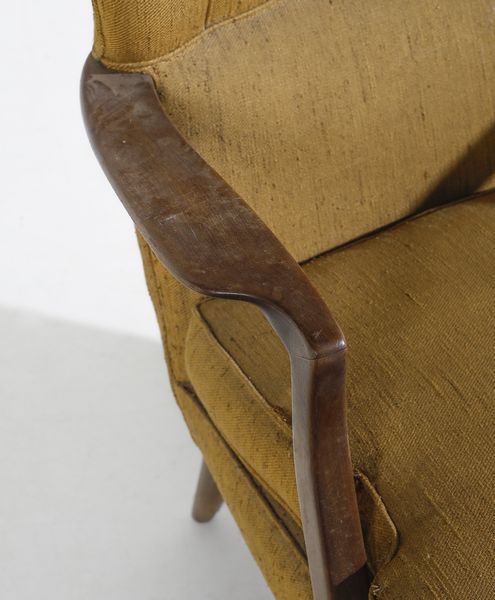 BUFFA PAOLO (1903 - 1970) : Poltrona esecuzione Serafino Arrighi, Cant� o Mariano Comense  - Asta Asta 443 | DESIGN E ARTI DECORATIVE DEL NOVECENTO Online - Associazione Nazionale - Case d'Asta italiane