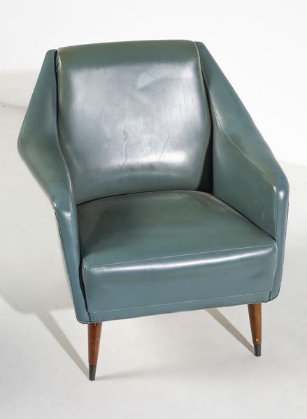 DE CARLI CARLO (1910 - 1999) : Coppia di poltrone mod. 806 per Figli di Amedeo Cassina, Meda  - Asta Asta 443 | DESIGN E ARTI DECORATIVE DEL NOVECENTO Online - Associazione Nazionale - Case d'Asta italiane