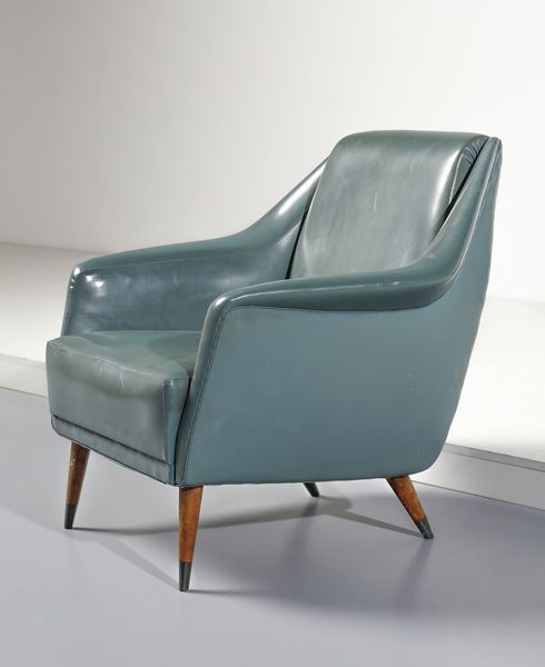 DE CARLI CARLO (1910 - 1999) : Coppia di poltrone mod. 806 per Figli di Amedeo Cassina, Meda  - Asta Asta 443 | DESIGN E ARTI DECORATIVE DEL NOVECENTO Online - Associazione Nazionale - Case d'Asta italiane