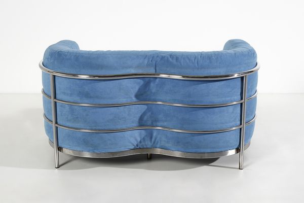 JONATHAN DE PAS (1932-1991), DONATO D'URBINO (1935) & PAOLO LOMAZZI (1936) : Divano a due posti mod. Onda per Zanotta, Nova Milanese  - Asta Asta 443 | DESIGN E ARTI DECORATIVE DEL NOVECENTO Online - Associazione Nazionale - Case d'Asta italiane