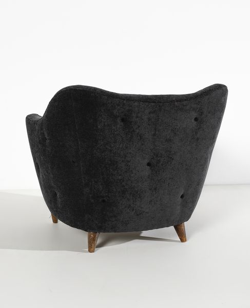 CASA E GIARDINO : attribuito. Coppia di poltrone, Milano  - Asta Asta 443 | DESIGN E ARTI DECORATIVE DEL NOVECENTO Online - Associazione Nazionale - Case d'Asta italiane